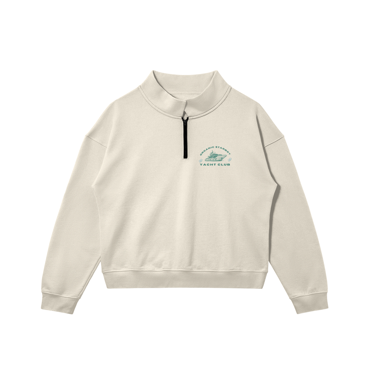 Organic Starboy Yacht Club Half-Zip Sweater-5