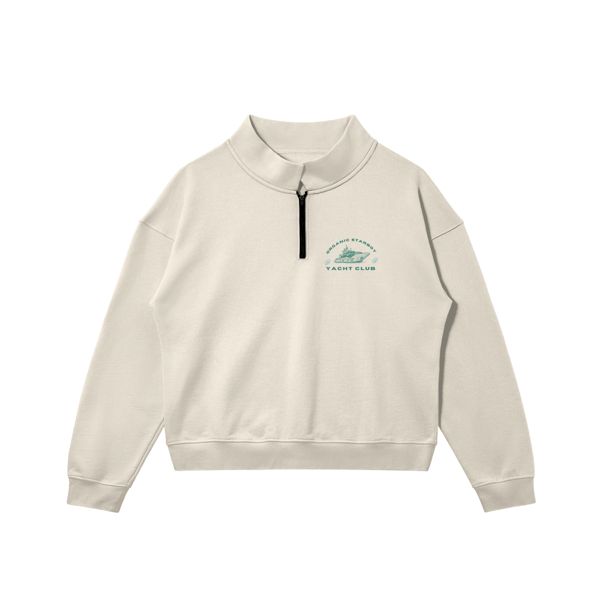 Organic Starboy Yacht Club Half-Zip Sweater