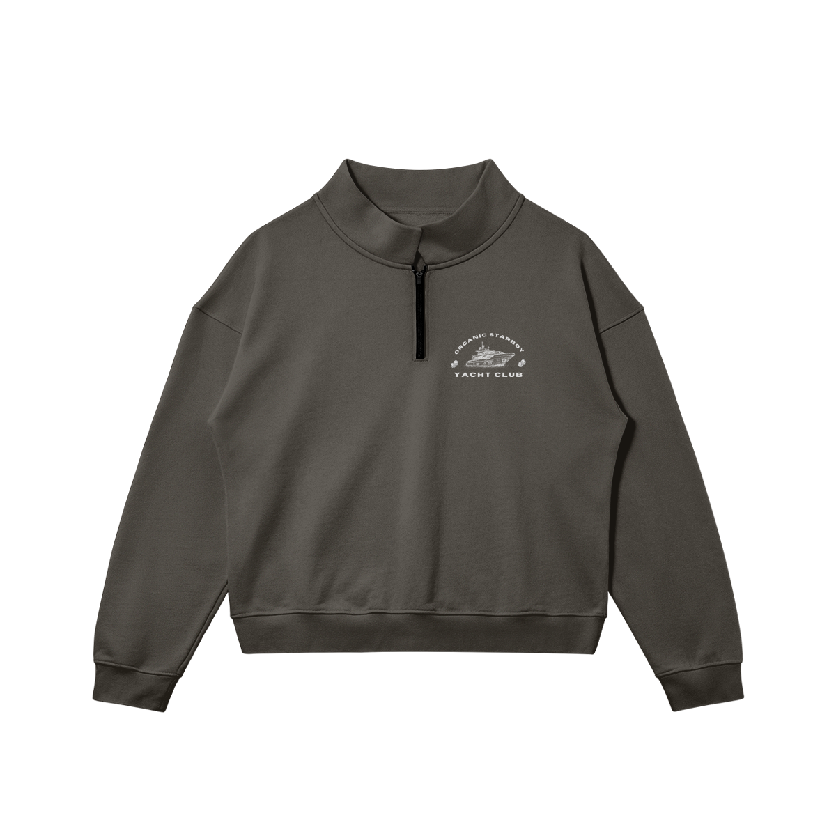 Organic Starboy Yacht Club Half-Zip Sweater-3